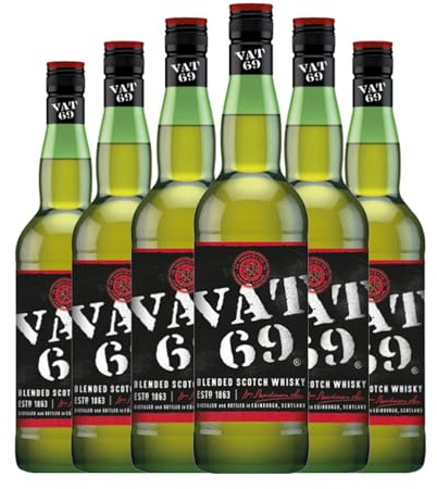 Whisky Blended Vat 69 70 cl (Caja de 6 Botellas de 70 cl)