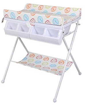 MObyat Table à Langer Pliante,Tables à Langer, Caddies empileurs de Couches, unité de Couches Pliante pour Baignoire et Commode, Organisateur de Chambre de Massage