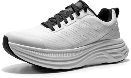 NORTIV 8 Slip On Sneakers da Donna Comode Antiscivolo Traspiranti Scarpe Sportive per Tennis Atletiche Palestra Allenamento Running Training,Size 39,Bianco,SNWS245W