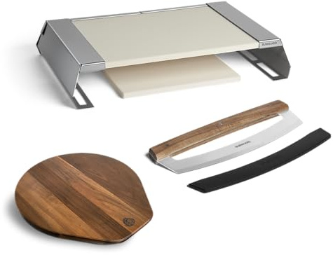 BURNHARD® Pizzaaufsatz Bundle 3-tlg. für Gasgrills