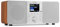 Audizio Genua Dab Radio Digital Dab y FM con Bluetooth, Sistema de Altavoces estéreo, Doble Alarma, Temporizador de Apagado, Mando a Distancia, 50 W de Potencia de Salida, Pantalla Digital