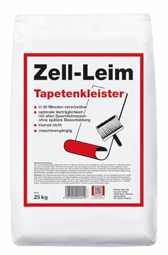 Baufan (Pufas) KVS Zell-Leim 25 kg Tapetenleim Tapetenkleister Tapetenkleber Kleister Tapete Rauhfaser