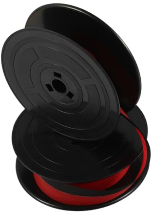 BELLIFFY Farbband Schreibmaschine Doppelspule Mechanisch Dual-Farben Schwarz Rot Für Vintage Maschine Kompatibel Mit Feiyu Changkong Präziser Druck Langlebig Einfach Zu Wechseln