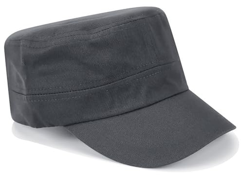 WULIQIUQIU Unisex Basic Cadet Army Caps Everyday Military Style Hat