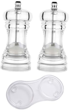 Acrylic Salts and Peppers Grinder Easy to Use Spices Mill Seasoning Bottle Cooking Tool Practical Grinding Utensils