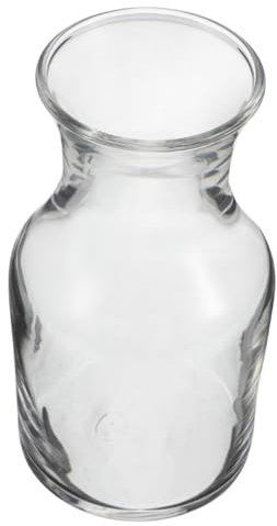 Mikikit Vetro Trasparente Mini Caraffa per Vino Piccolo Decanter Singolo per Servire Vino Bianco e Facile da Versare e Pulire per Uso Personale Casa Ristorante