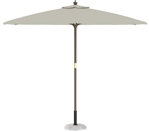 vidaXL Sonnenschirmständer Hellgrau Ø 45 x 33 cm Beton, Garten und Terrasse, runder Schirmständer, Moderne Aufhängung, stabile Unterstützung, Sommermust-Have