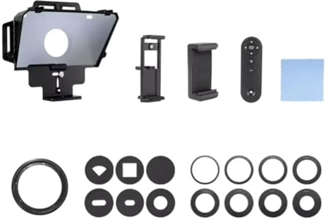 Eighosee F8 Universal Teleprompter for Tablets Laptops Smartphones Cameras for Live Streaming and Recording with Large Screen