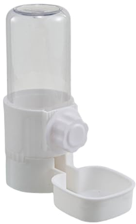 Mangeoire d'eau pour cage à oiseaux – Distributeur automatique de nourriture pour cage à oiseaux, station d'alimentation à suspendre pour inséparables, perruches, pinsons, perruches, perroquets