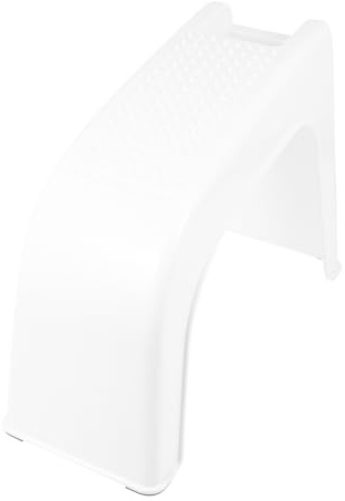 LOORGVEL Taburete para Pedicura Antideslizante para Ducha 1 Unidad Tamaño Pequeño Color Beige Soporte Ergonómico para Salón SPA y Cuidado de Pies en Casa