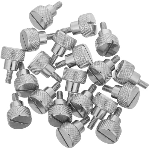 SMASOLO 20 Pezzi Vite per Piedino Macchina da Cucire con Testa Grande e Filettatura Viti per Cambio Rapido Piedino Accessori Riparazione Macchina Cucito per Uso Domestico e Industriale
