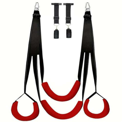 Sex Schaukel Für Tür Sexschaukel Türrahmen Die Türe Liebesschaukel Erwachsene 200kg Bequem Luxus Extrem Ständer Delux Rot Sexschschaukel Leder Brett,red+black