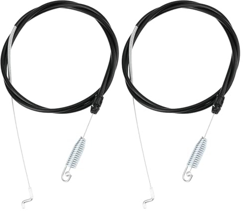 YINETTECH Lot de 2 Câbles de Traction Compatible avec Stens 290-945 119-2379 avec Embouts en Z Et Ressorts Longueur 166 Cm (65,5 Pouces).