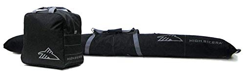 High Sierra Ski Bag & Sku Boot Bag Combo, Black/Black, One Size