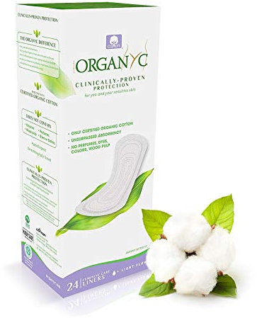 Organyc Organ(y) c, Flache Slipeinlagen aus 100% zertifizierter Bio-Baumwolle - 24 Stück