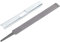 TOPINCN Lot de 2 outils pour affûter la tronçonneuse à chaîne en acier, calibre de profondeur et forestier, pour travailleurs, mesure de profondeur