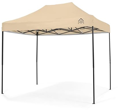All Seasons Gazebos 3x2m Heavy Duty Fully Waterproof Pop up Gazebo With Accessory Pack - Beige