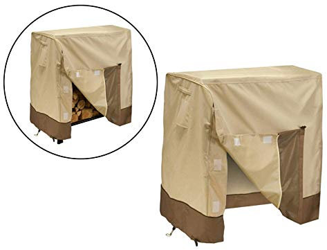 Tubayia Bâche de protection étanche pour bois de chauffage (244 x 107 x 61 cm)
