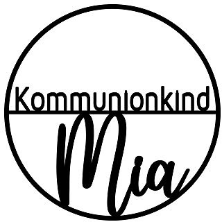 Holzkranz Kommunionkind [Name] Personalisiert – Deko zur Kommunion & Konfirmation – Modernes Geschenk für Patenkind & Enkel – Wandkranz & Türschild aus Holz