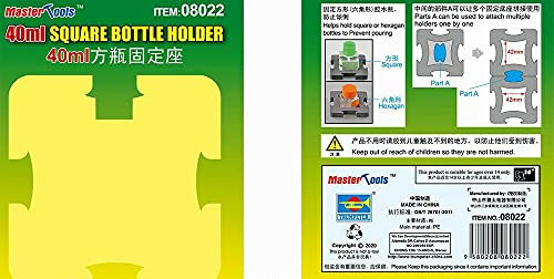 Master Tools Trumpeter 08022 - Glue Holder Or Colors Square 40Ml - Model Accessories