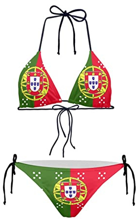 Howilath Bikini 2 pièces ensemble triangle rembourré taille basse sexy bikini plage wear hawaïen ananas crâne