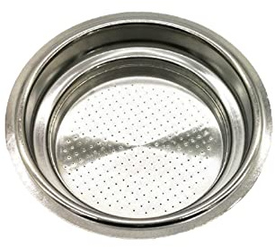 TopHomer 52 mm silberner Edelstahl-Kaffeefilterkorb, 1 Tasse, EUPA 1817 1819, Gustino, 1 Stück