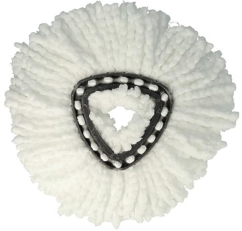 vhbw Wischbezug kompatibel mit Vileda EasyWring & Clean, EasyWring & Clean Turbo Wischmopp - Ersatzkopf, Mikrofaser Weiß