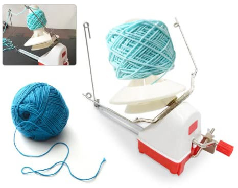 PHYMAT Wollwickler Yarn Garnwinder Kreuzwickler, Faden Ballwickler, Knäuelwickler Wolle String Kugel Skein Winder Knitting Wolle String Kugel Knäuel Wickler Wool Handbetriebene Strang Maschine