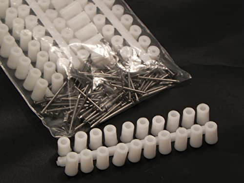 Generisch 2X Abstandsröllchen KST 100 Stück mit Nägeln Abstandshalter Abstandsstifte Imker Rähmchen