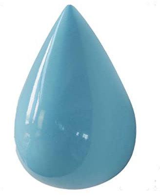 SUIOPPYUW Haken zur Wandmontage, Wassertropfen, Kunstharz, Büro, Badezimmer, zum Aufhängen, Mantel, Hut, Gürtel, Schal, Schlüsselaufhänger, Dekoration, Organizer, Blau S