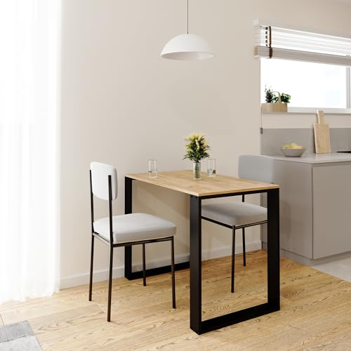 AKKE Esstisch Küchentisch Esszimmertisch Craft Golden 80x60cm