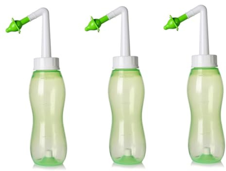 Vaguelly 3 Stk Nasenspülreiniger Nasenreiniger Nasenspülflasche Mit Druckspülung Schleimentfernung Waschflasche Zur Nasenspülung