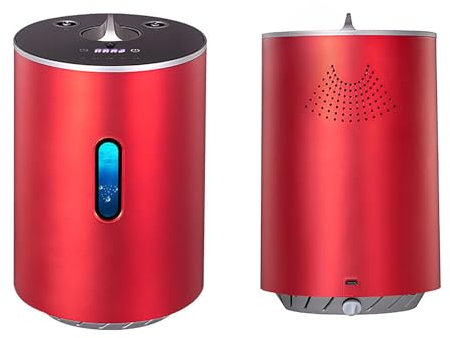 MLKHESY Máquina de inhalación de hidrógeno, generador de Agua de hidrógeno portátil, 99,99% de Alta pureza, inhalador de hidrógeno Molecular H2, ionizador de Agua PEM, para el hogar y la Oficina