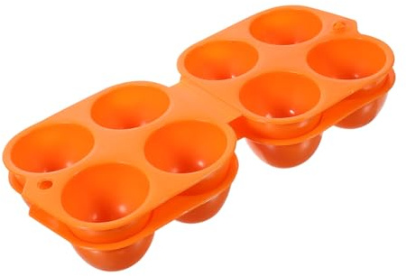 CONGARTENO Contenitore per Uova da Frigorifero in Plastica, 2 Pezzi, Riutilizzabile, Salvaspazio, per Cucina e Conservazione