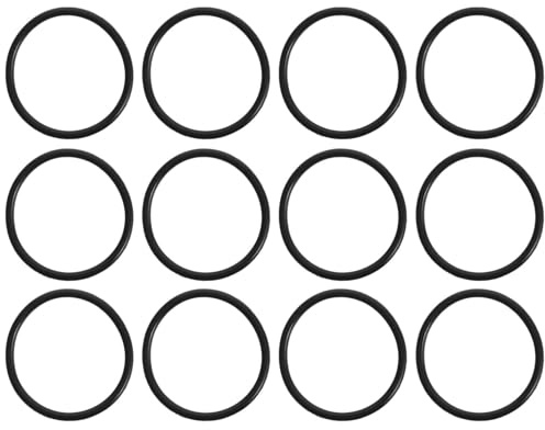 BESTonZON 12Pcs Microphone Shock Mount Rubber Bands Elastic Replacement Rings for Condenser Mic Vibration Dampening Mic Holder for Studio and Live Broadcast