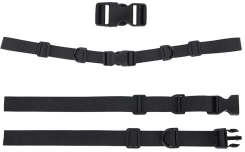 Fukaisu 2 Stück Rucksack Brustgurt, Strapazierfähig, Verstellbar Rucksack-Brustgurt Halter Brustgurt mit Schnellverschluss und Schiebeverschluss für Wandern Camping Outdoor-Aktivitäten Zubehör