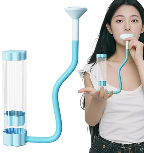 Huxibai Allenatore Respiratorio | Attrezzo per Fitness Polmonare - Dispositivo Muscolare Compatto e Portatile per Addominali per Adulti e Atleti, Ideale per Palestra e Viaggio
