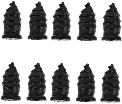 FIXOSHEE 10 Pièces Kit de Réparation Pneu Clous Caoutchouc pour Crevaison Électrique et Voiture Réparation Rapide Pneus Crevés Outils Robustes pour Camions et Vtt