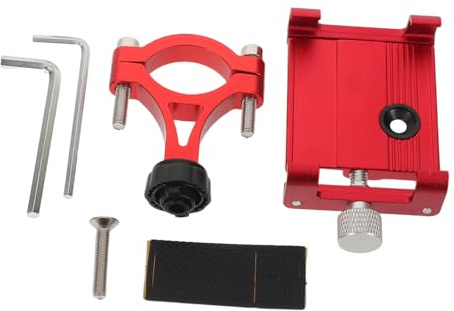 DECORNIJIA ° Rotación Teléfono Celular Smartphones Rotación Manillar Montaña ° Soporte Bicicleta Scooter Ajustable Accesorios Antivibración E-Bike Teléfono Motocicleta