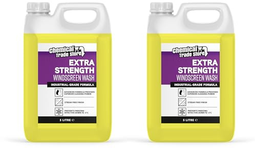 Chemical Trade - All Seasons Screenwash 2x5L - Premium Windscreen Fluid with Anti-Freeze & Streak-Free Formula for Enhanced Visibility & Dirt Removal