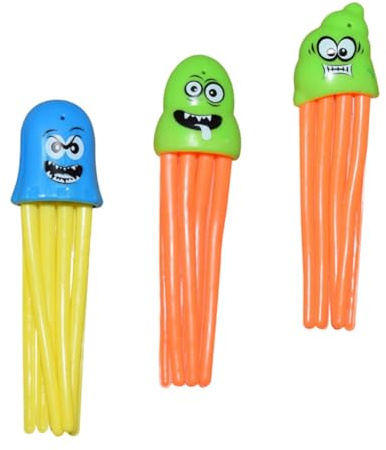 SOPOTUTU 3pcs Cartoon Octopus Bath for PVC Safe Water Playthings with Smooth Surface Adorable Bathtub Sinkers for Fun Bath Interaction