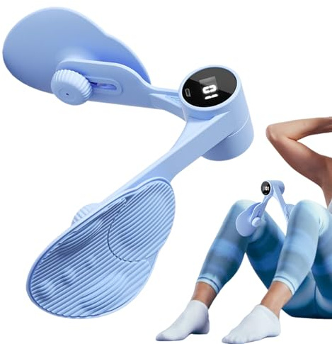 YNPQTDS Entrenador de Músculos del Suelo Pélvico | Equipo Ejercicio Piernas y Caderas - Dispositivo Entrenamiento Suelo Pélvico con Contador | para Hombres y Mujeres Gimnasio en Casa Abdomen Glúteos