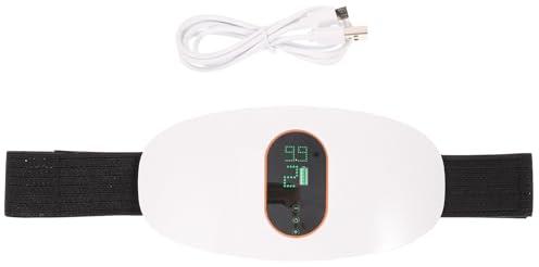 Multifunktions Bauchmassagegürtel, Vibrations Bauchmassagegerät | Weißes Abs, Bequem zu Tragen, Massage und Training, Gürtelmodell für Alltag