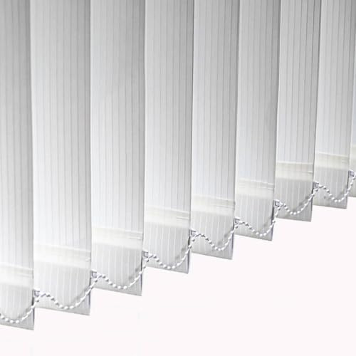 HDEYRSX Lamellenvorhang Schiebevorhang Komplettset Flächenvorhang Blickdicht lichtdurchlässig Fenster Vorhang Vertikaljalousie für Tür und Fenster viele Farben Maßanfertigung (110cm x 155cm)