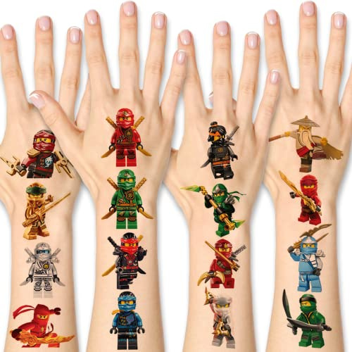 CrinIotyx Tattoo, Hautfreundliche Tattoos, für geburtstagsgeschenk, Tattoo Partydekoration (8 Blätter) (RZ-1)