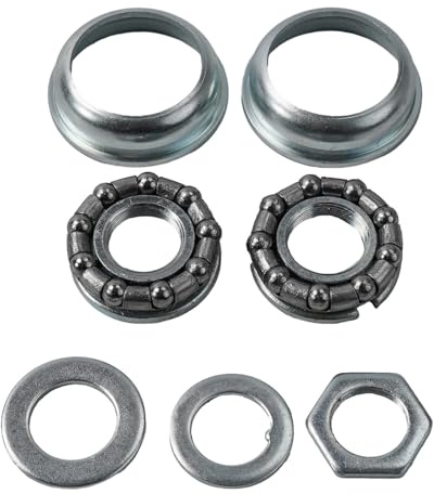 EaseSunny Juego de rodamientos de acero para bielas de 1 pieza, carcasa grande de 51,5 mm, compatible con bicicletas de montaña