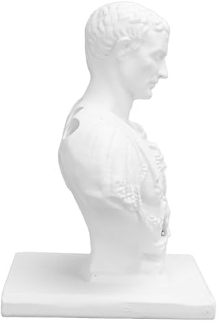 SUPYINI Byststaty pennhållare, rolig skulptur av harts med 11