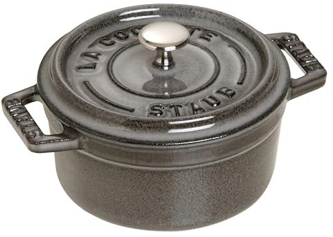 STAUB La Cocotte Casseruola, Ghisa, Grigio Grafite, 10 cm