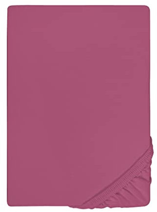 biberna Feinjersey-Spannbetttuch 0077144 brombeer 1x 90x190 cm - 100x200 cm
