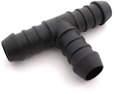 Schlauchverbinder Kunststoff T-Stück x2 - Außendurchmesser 14mm Für Schläuchen